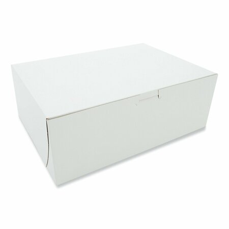 SCT White One-Piece Non-Window Bakery Boxes, 11 x 8 x 4, White, Paper, 100PK SCH 0980